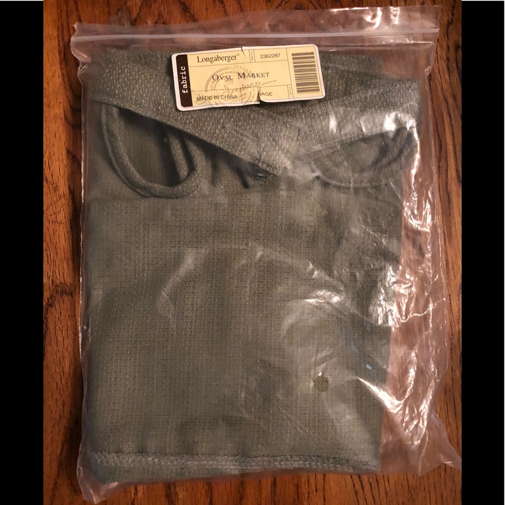 Longaberger oval market basket liner